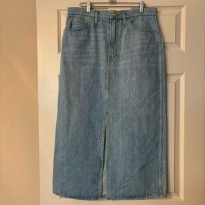 FRAME - Le Italien Maxi Denim Skirt, size 31